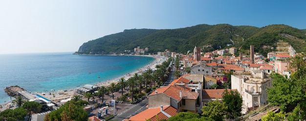 The ligurian village of Noli