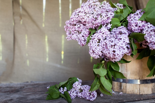 Photo lilac bouquet