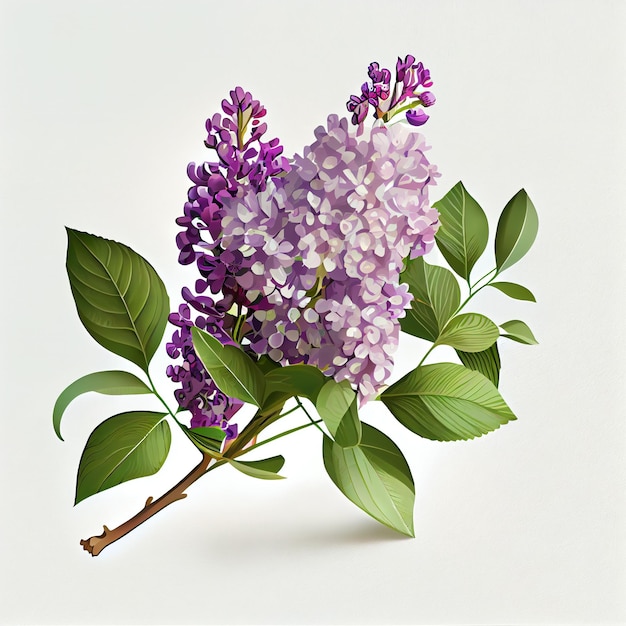 Lilac Flower Clipart