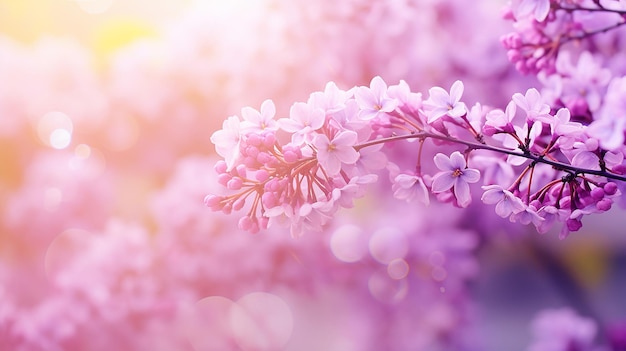 リラックの花 春の花 晴れた日