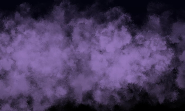 Фото Фиолетовый туман или дым на темном фоне пространства