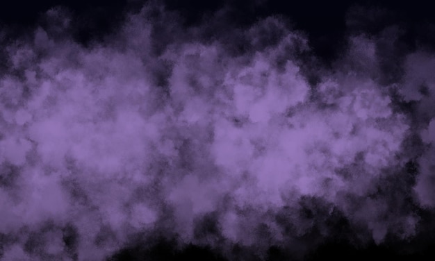 Photo lilac fog or smoke on dark space background