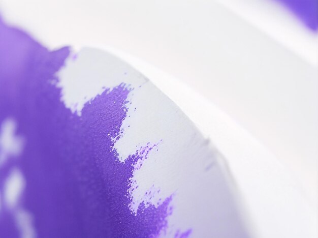 Lilac purple paint texture on white canvas minimalist art