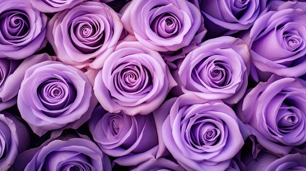 Lilac purple rose