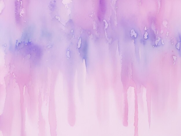 Lilac whisper ethereal watercolor landscape in soft lavender