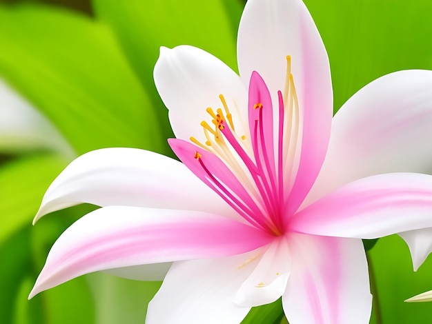 Lily Flower Flower achtergrondbeeld gegenereerd door AI