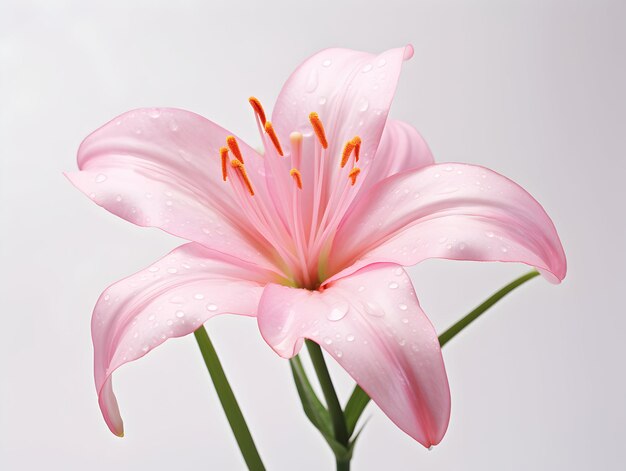 Lily flower in studio background single lily flower Beautiful flower images