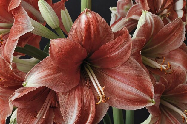 lily flowers floral decoration close up view lily flowers floral decoration close up view beauti