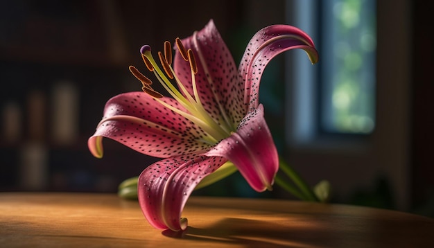 lily in the garden lily in the garden pink lily flower