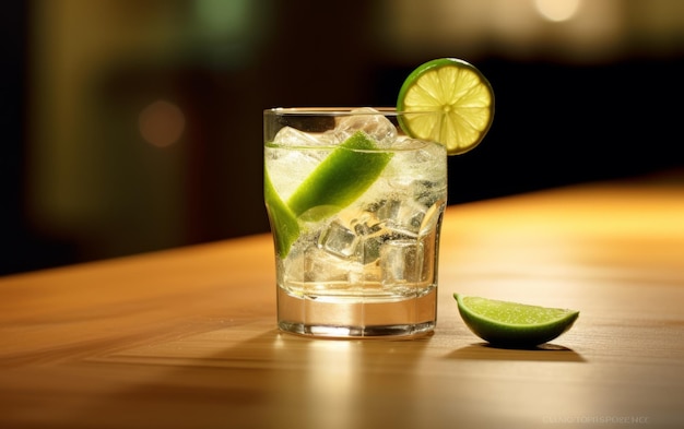 Lime cocktail