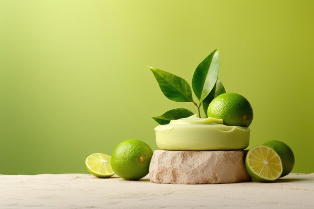 Premium Photo  Lime Extract Elixir Unveiling the Power of Vitamin C and Natural Beauty Enhancers