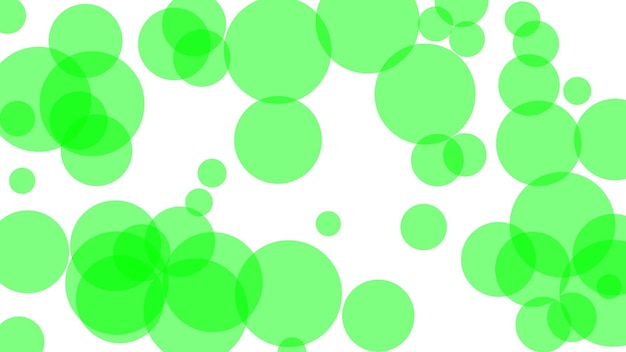 Lime green circles background