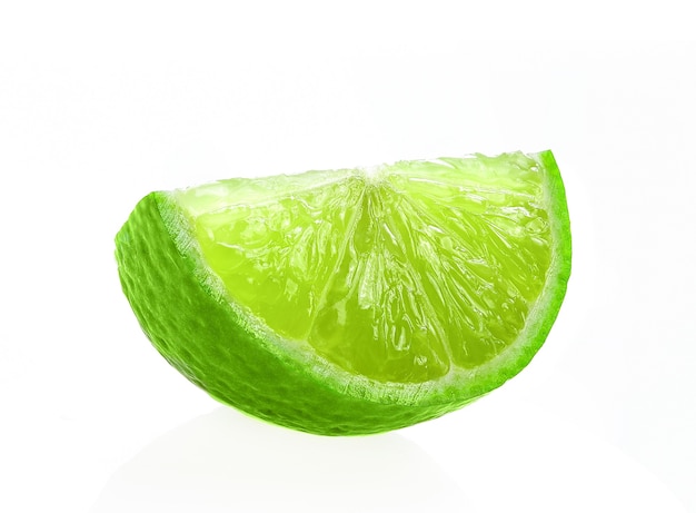 Lime Green Isolated On White Background