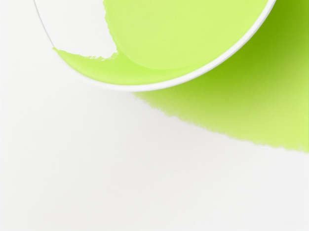 Фото Текстура зеленой краски на белом холсте минималистское искусство поиск по ключевым словам лаймово-зеленая краска t