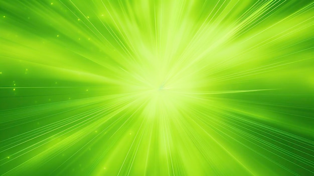 Lime Green Sunburst Background