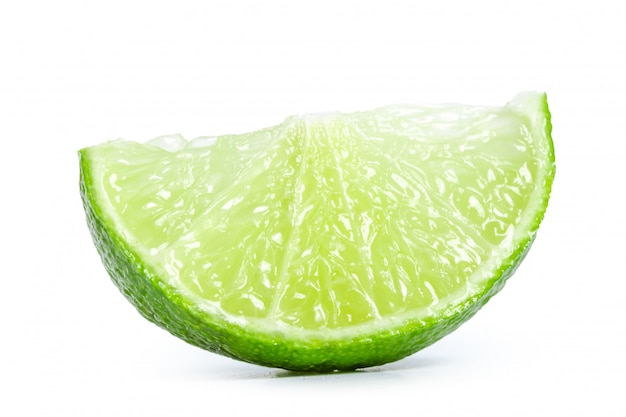 Lime isolated on white background