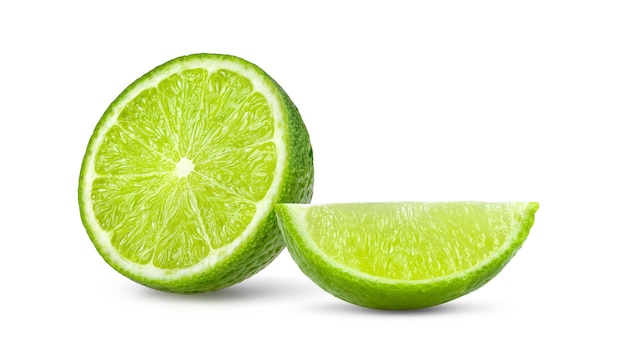 Lime isolated on white background