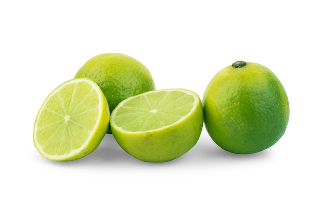 Lime isolated on white background