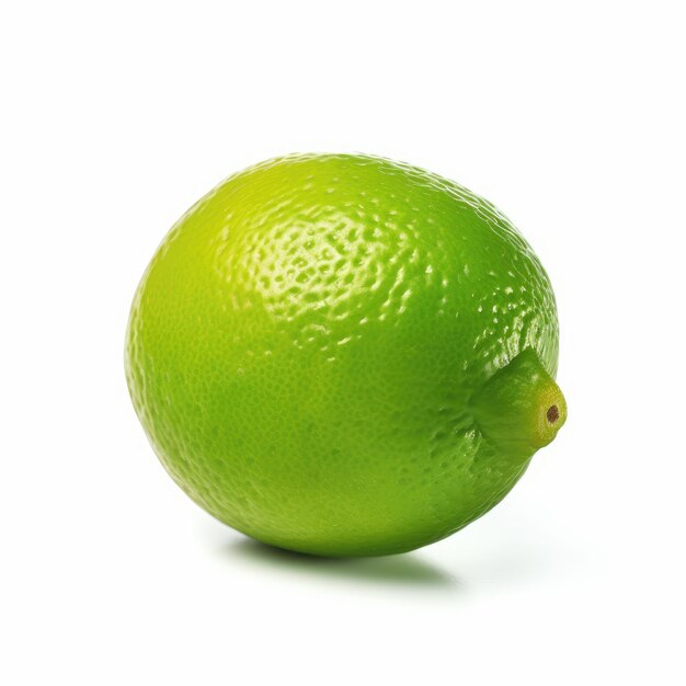 Lime Isolated on White Background