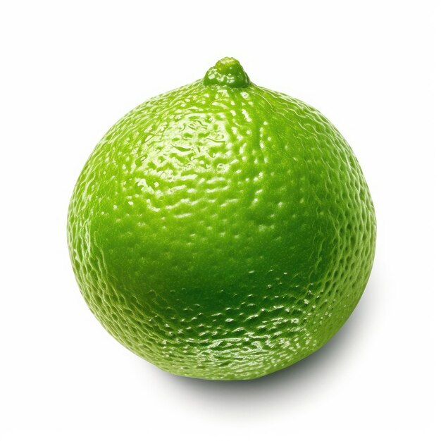 Lime Isolated on White Background