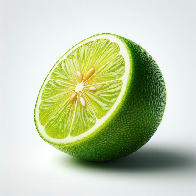 Lime isolated on white background