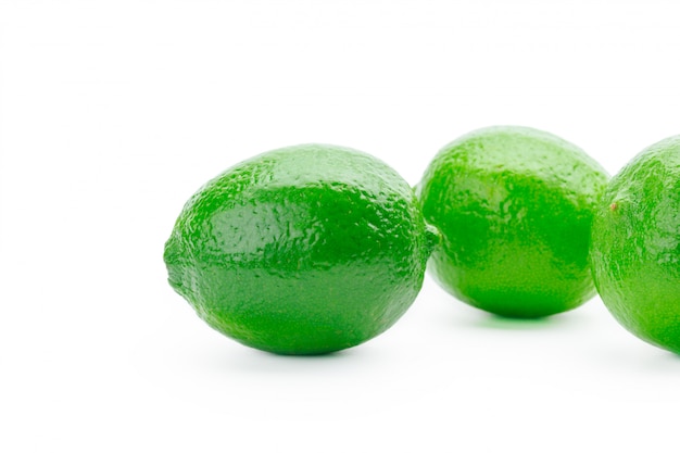 Lime isolated