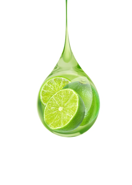 Foto olio di lime