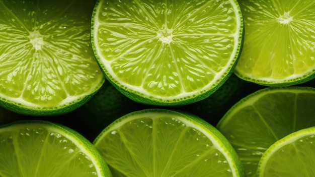 Lime pattern background AI generated Image