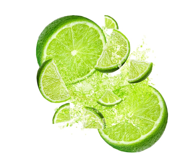 lime splashing