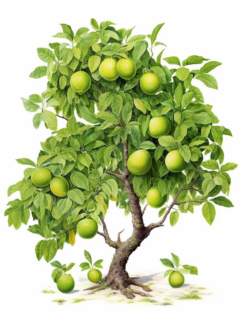 Lime tree generated by AI