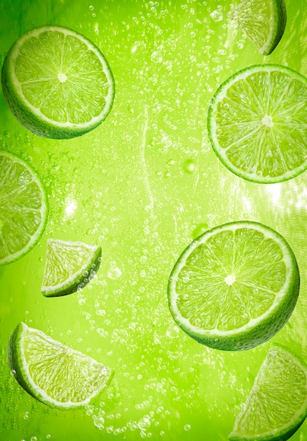 lime in water soda