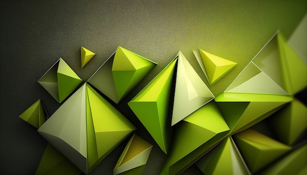LimeGreen abstract geometric wallpaper