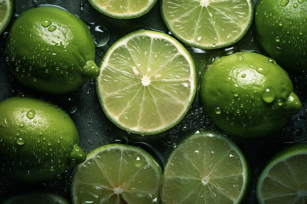 Limes are a common ingredient in the diet.