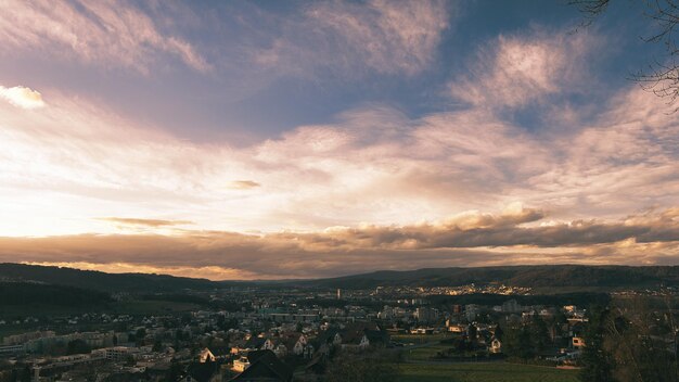 Photo limmattal - aussicht von urdorf