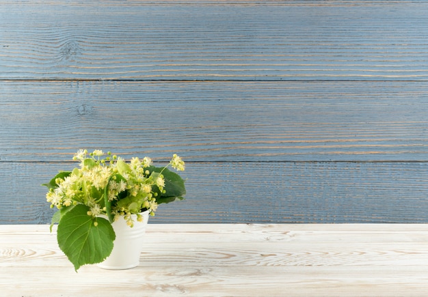 Linden bloemen achtergrond