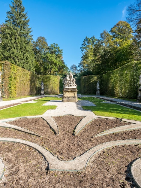 Linderhof palace in Ettal Germany