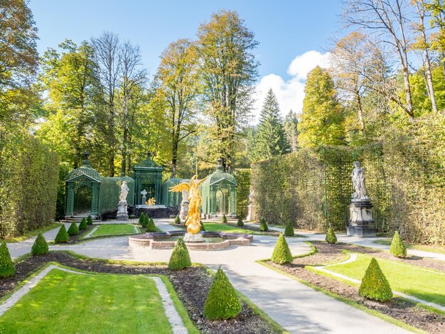 Linderhof-paleis in Ettal Duitsland