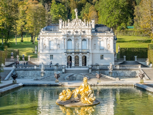 Linderhof-paleis in Ettal Duitsland