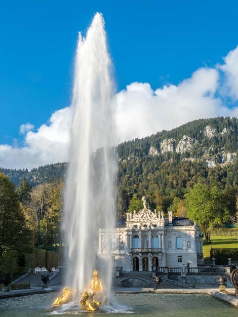 Linderhof-paleis in Ettal Duitsland