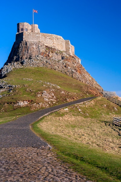 Lindisfarne op Holy Island Engeland