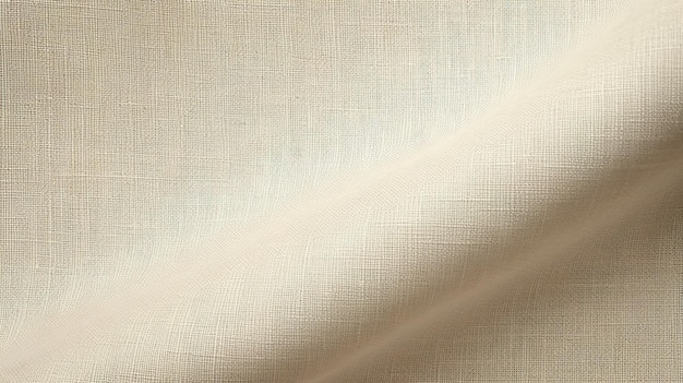 Linen fabric with a light beige finish