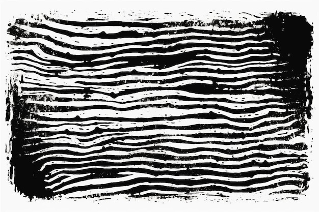 Photo linocut relief printing rectangle texture black and white artistic linocutting text background with