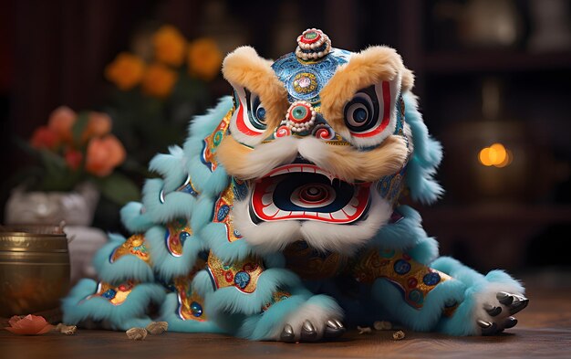 Lion chinese dance