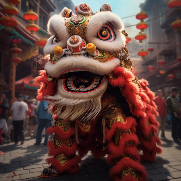 lion dance festival celebration