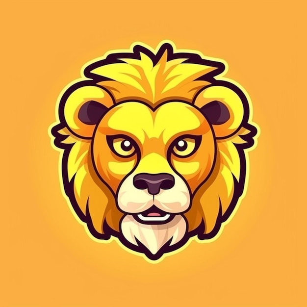 Лицо льва 3D-вектор