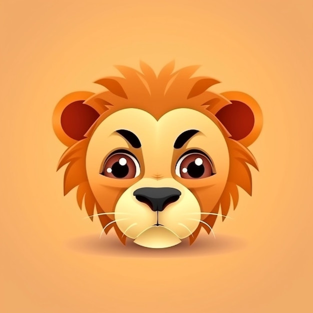 Photo lion face clipart