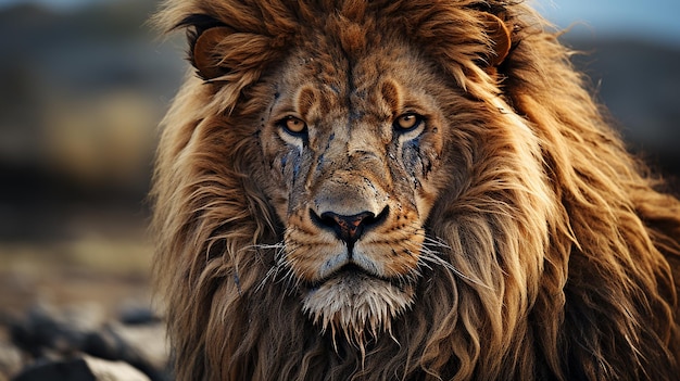 lion family photo