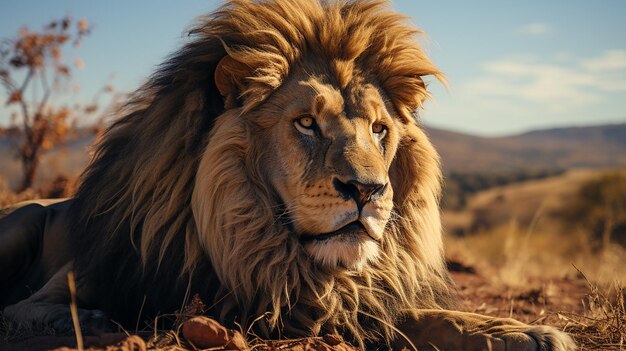 lion family photo