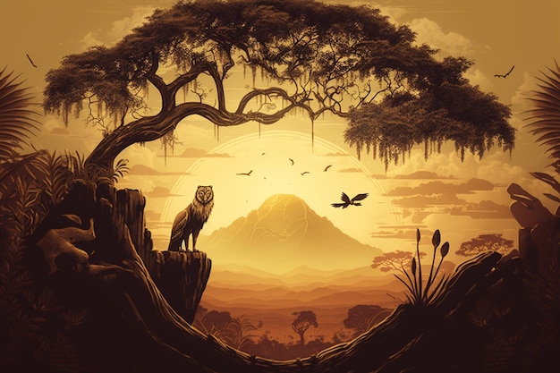 The lion king art print