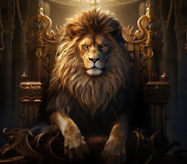 Lion king throne hotsell